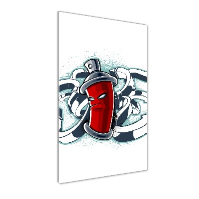 Akrilüveg fotó Falfirkálás