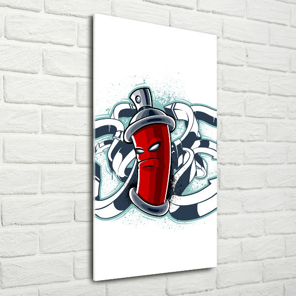 Akrilüveg fotó Falfirkálás