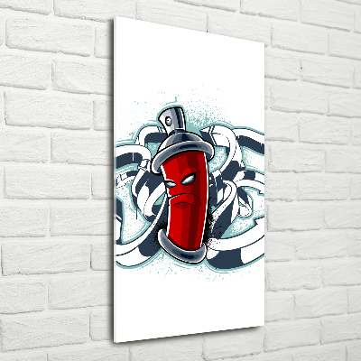 Akrilüveg fotó Falfirkálás