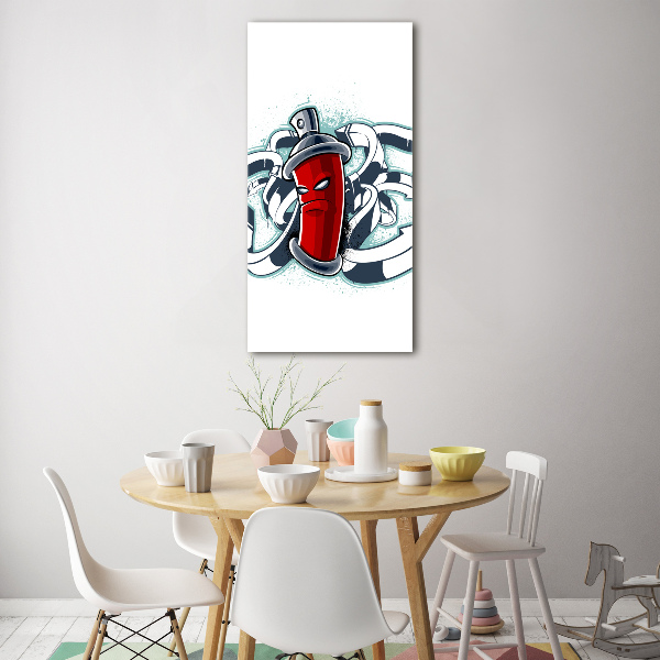 Akrilüveg fotó Falfirkálás