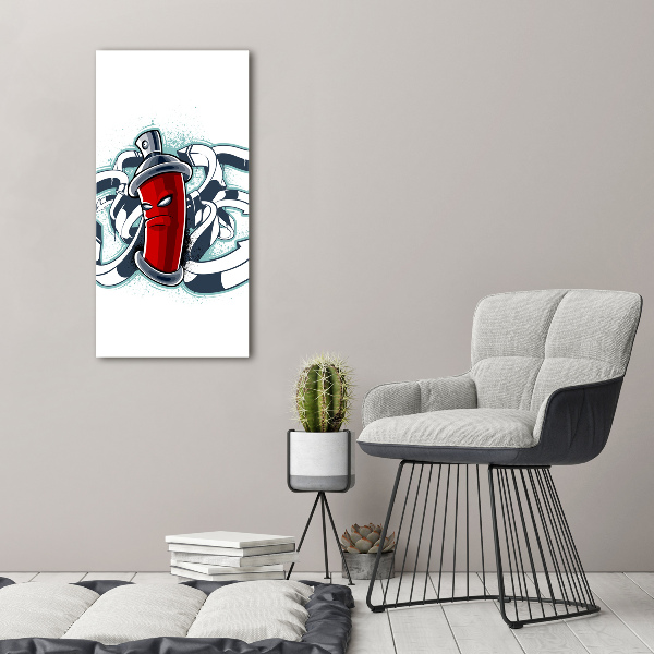 Akrilüveg fotó Falfirkálás