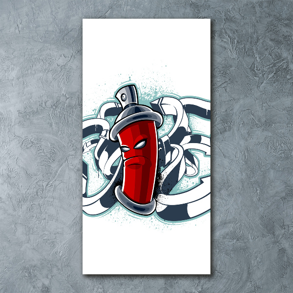 Akrilüveg fotó Falfirkálás