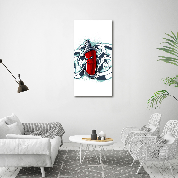 Akrilüveg fotó Falfirkálás