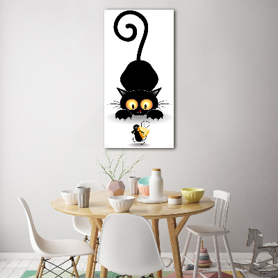 Akrilkép Macska és egér