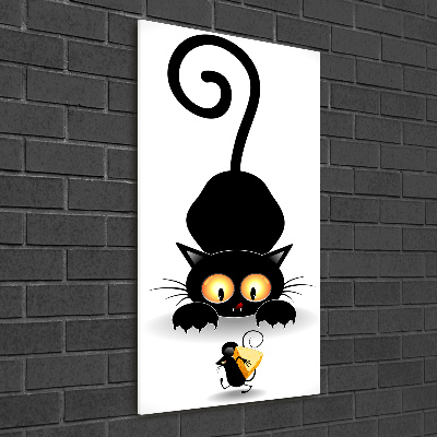 Akrilkép Macska és egér