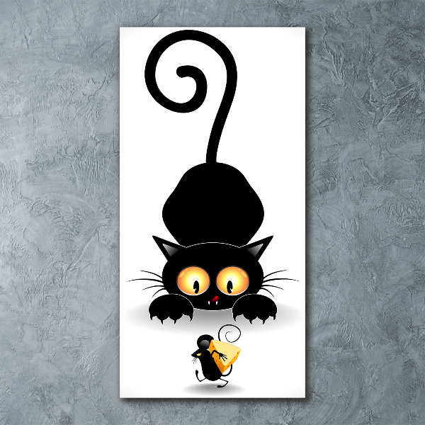 Akrilkép Macska és egér