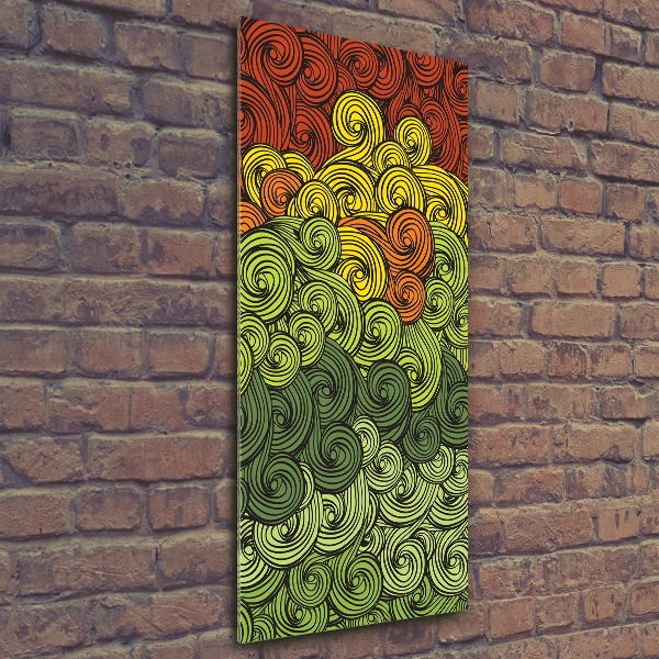 Akrilkép Színes hullámok