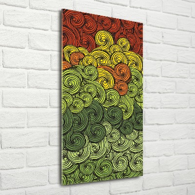 Akrilkép Színes hullámok