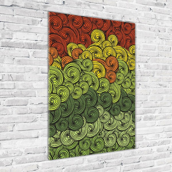 Akrilkép Színes hullámok