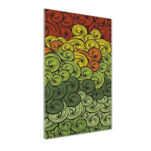 Akrilkép Színes hullámok