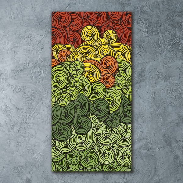 Akrilkép Színes hullámok