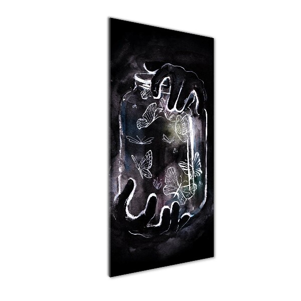 Akrilkép Pillangók egy korsó