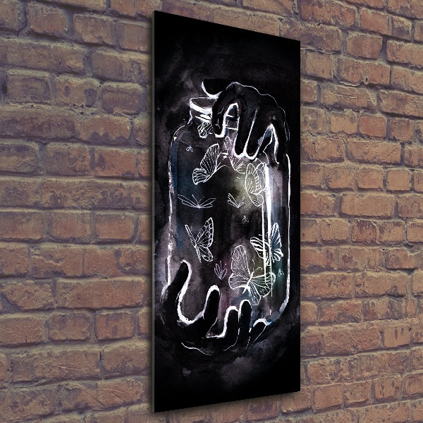 Akrilkép Pillangók egy korsó