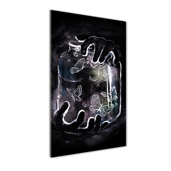 Akrilkép Pillangók egy korsó