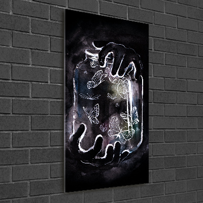 Akrilkép Pillangók egy korsó