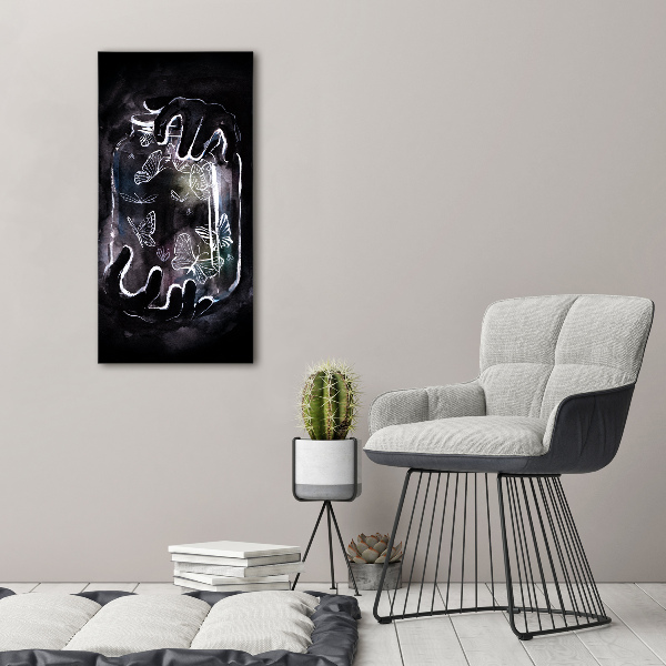 Akrilkép Pillangók egy korsó