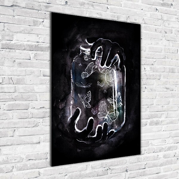 Akrilkép Pillangók egy korsó