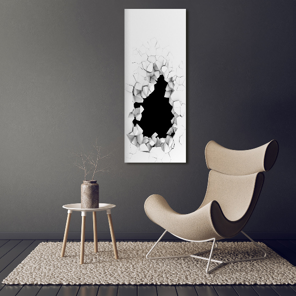 Akrilkép Lyuk a falban