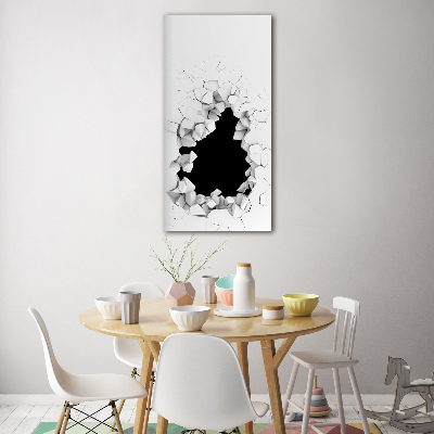 Akrilkép Lyuk a falban