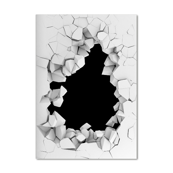 Akrilkép Lyuk a falban