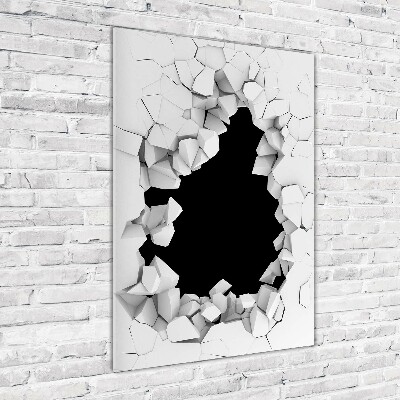 Akrilkép Lyuk a falban