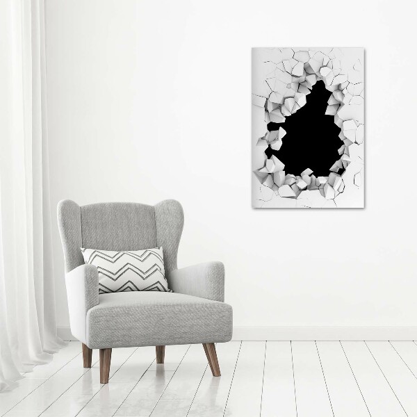 Akrilkép Lyuk a falban