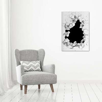 Akrilkép Lyuk a falban