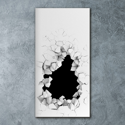 Akrilkép Lyuk a falban