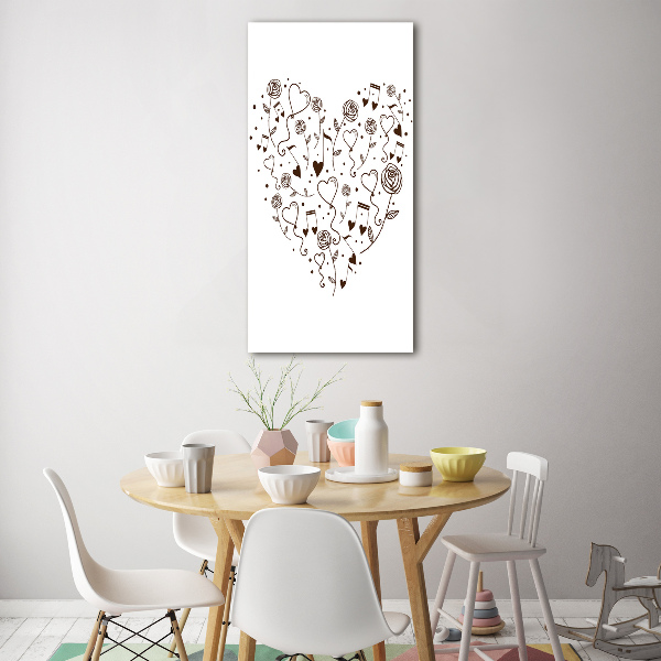 Akrilüveg fotó Szív