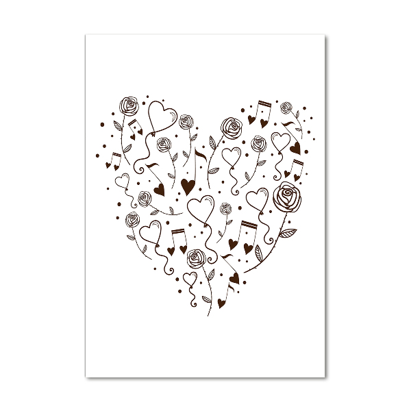 Akrilüveg fotó Szív