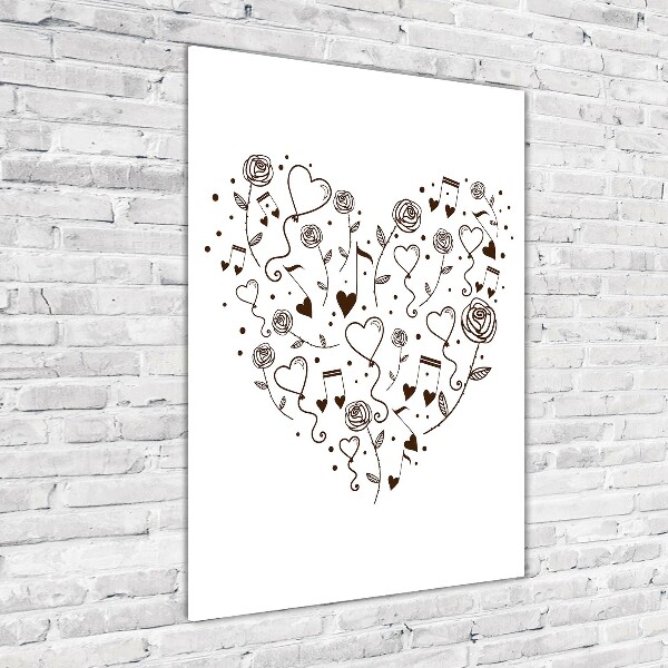 Akrilüveg fotó Szív