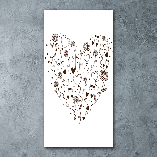 Akrilüveg fotó Szív