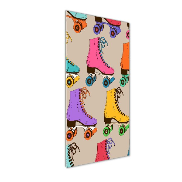 Akrilüveg fotó Színes görkorcsolya