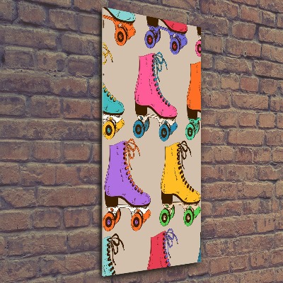 Akrilüveg fotó Színes görkorcsolya