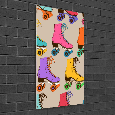 Akrilüveg fotó Színes görkorcsolya