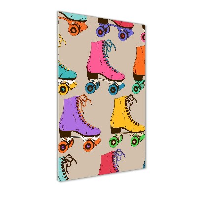 Akrilüveg fotó Színes görkorcsolya