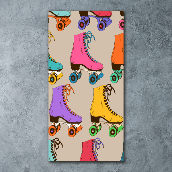 Akrilüveg fotó Színes görkorcsolya