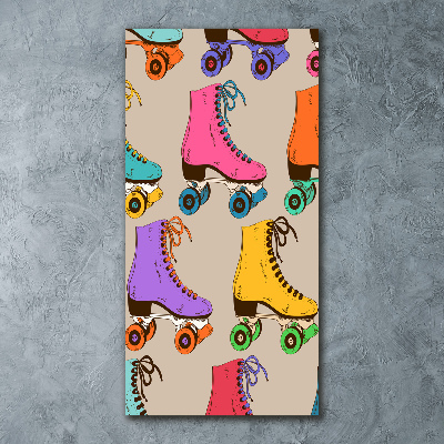 Akrilüveg fotó Színes görkorcsolya