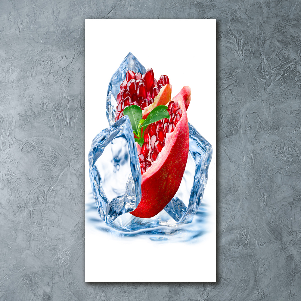 Akril üveg kép Gránátalma és jég