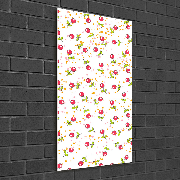 Akril üveg kép Cseresznye