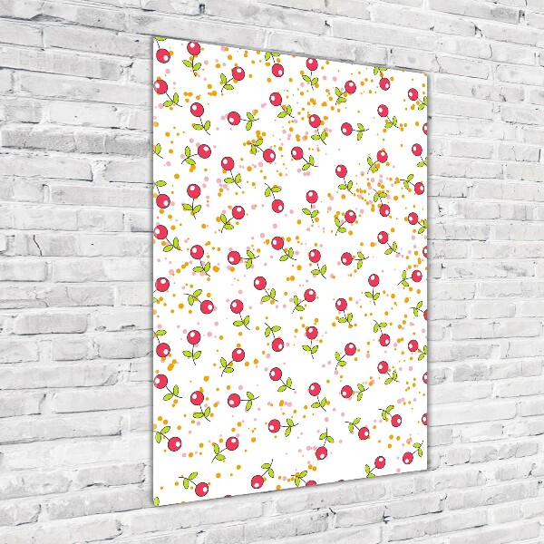 Akril üveg kép Cseresznye