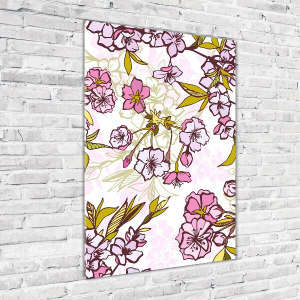 Akrilkép Cseresznye virágok