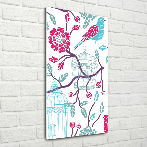 Akrilkép Madárketrecek