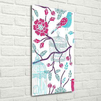 Akrilkép Madárketrecek