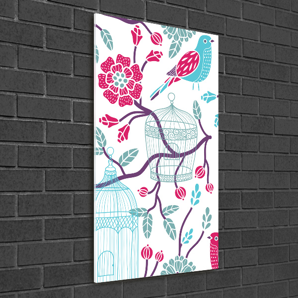 Akrilkép Madárketrecek