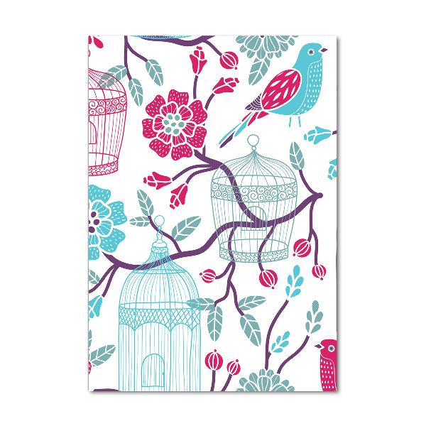 Akrilkép Madárketrecek