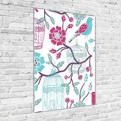 Akrilkép Madárketrecek