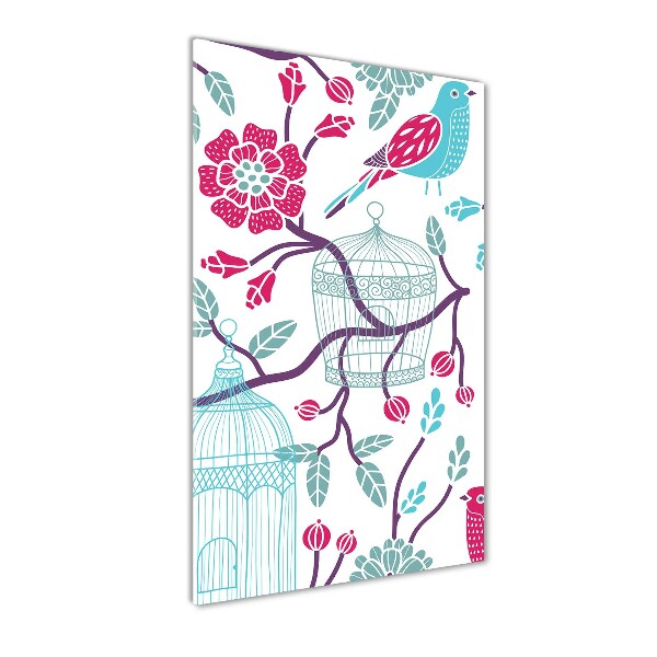 Akrilkép Madárketrecek