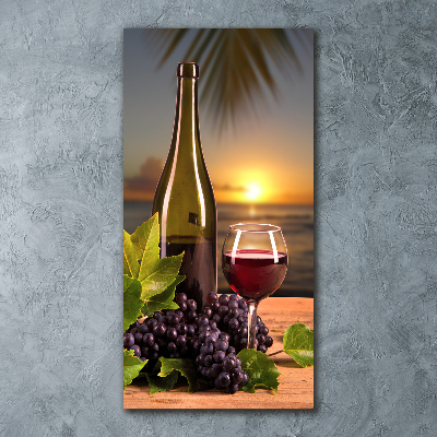 Akril üveg kép Szőlő és bor