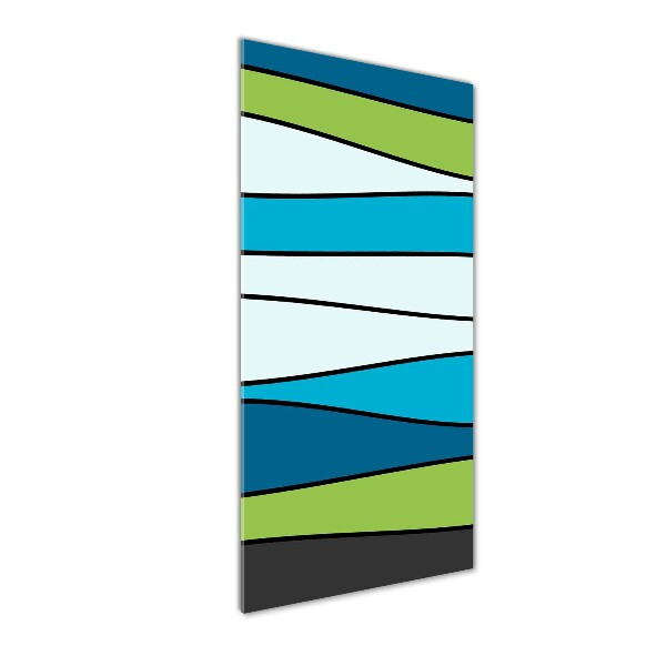 Akrilkép Színes csíkos